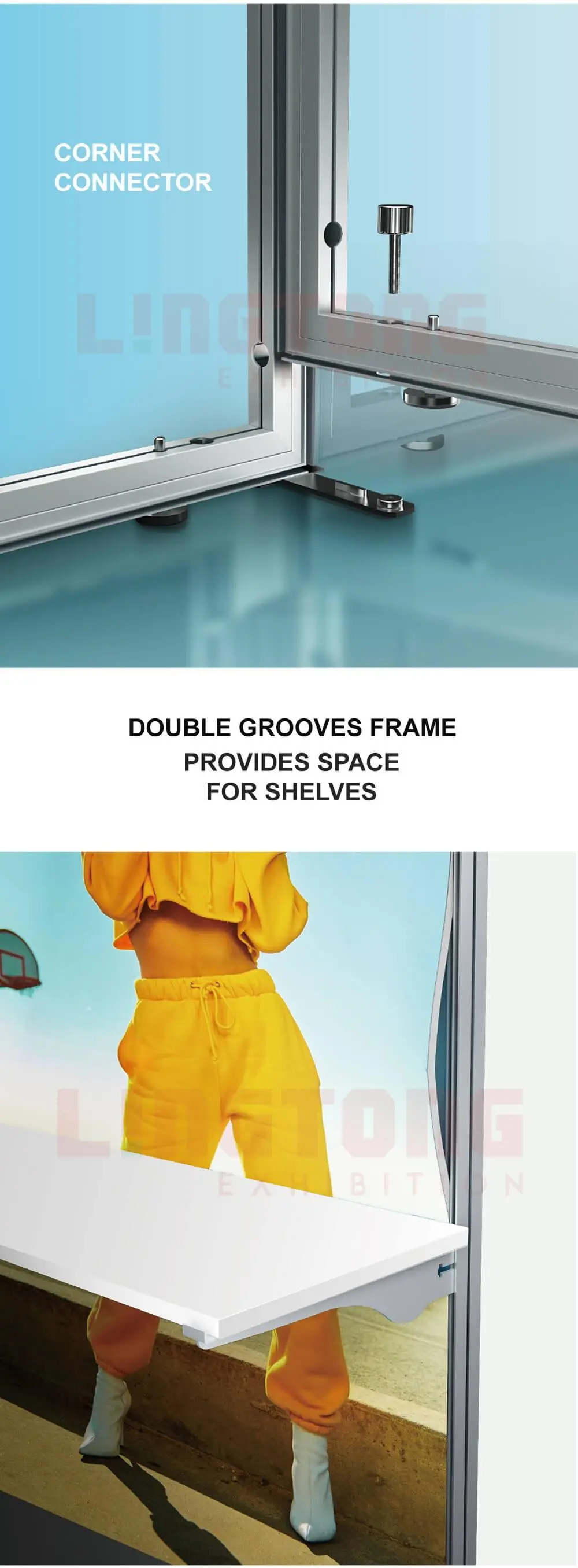 LTFS40-977x2400 Fast System Fast Wall Frame 40mm