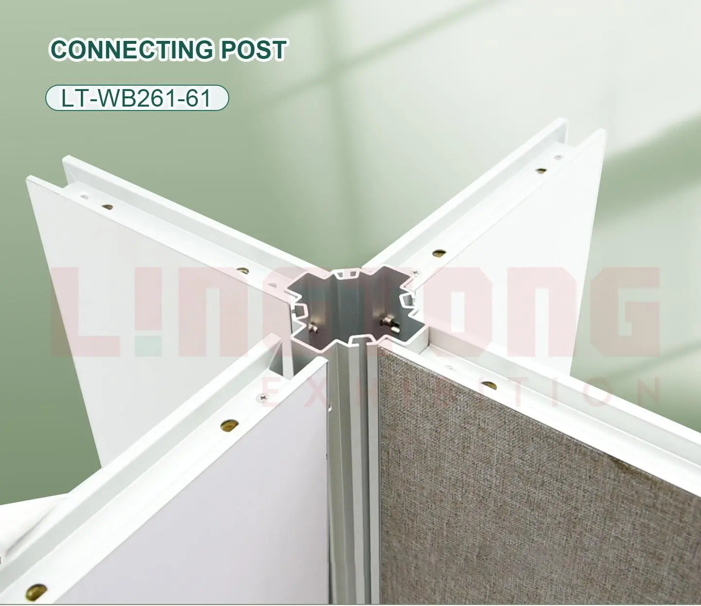LT-WB261-61 Connecting Post For Four Ways Connection For Wall Panel