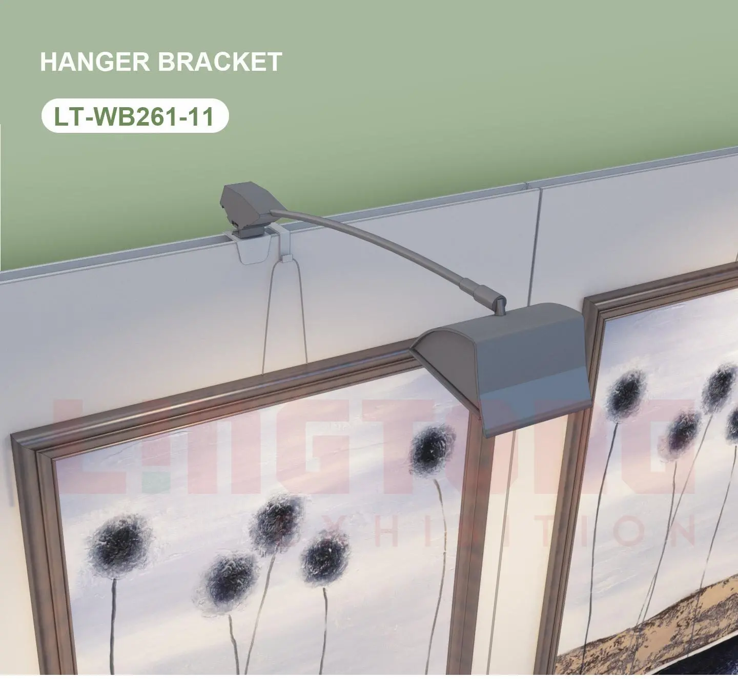 LT-WB261-11 Hanger Bracket for Arm Light for Exhibition Partition Walls