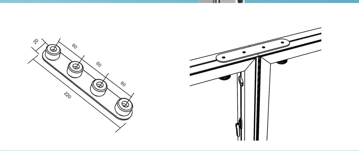 LT-LTFS-20 Flat Connector Tooless Pin Connector for Fast Wall Frame