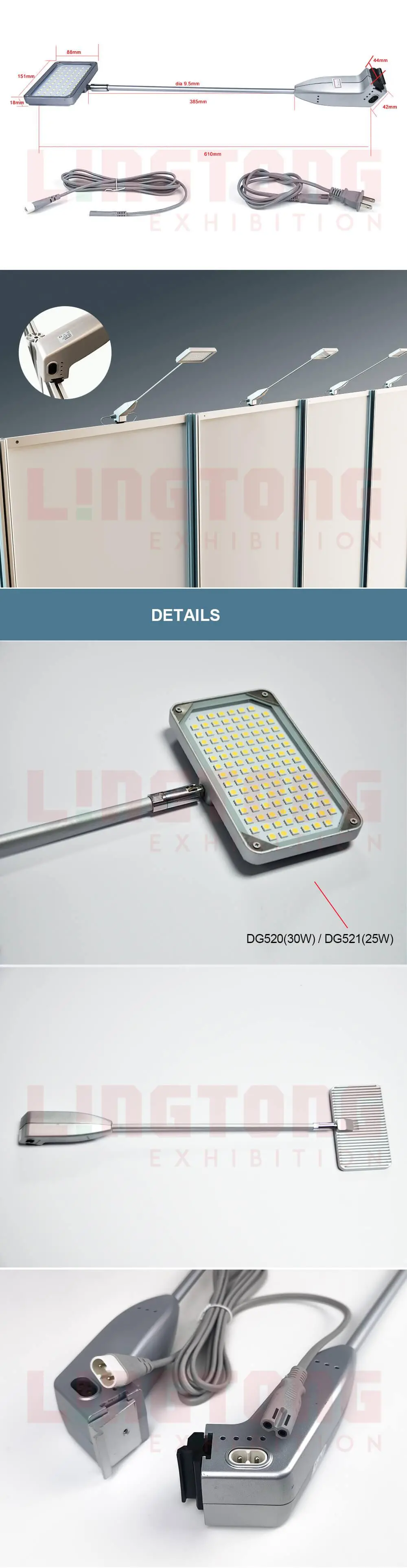 LT-DG520 Led lamp with sockets (transformer built in)