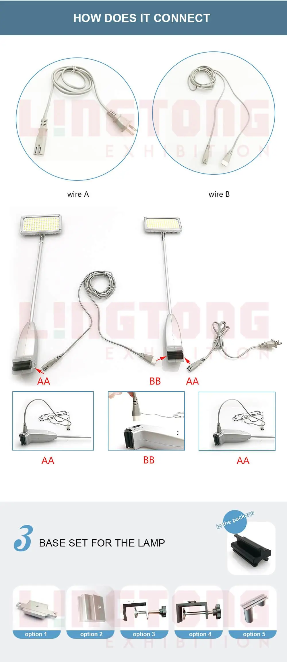 LT-DG520 Led lamp with sockets (transformer built in)
