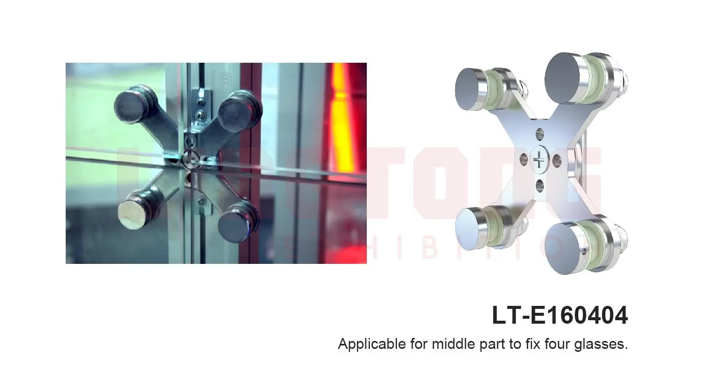 LT-E160404 Glass/Panel Retainer For Exhibition Backdrop Wall