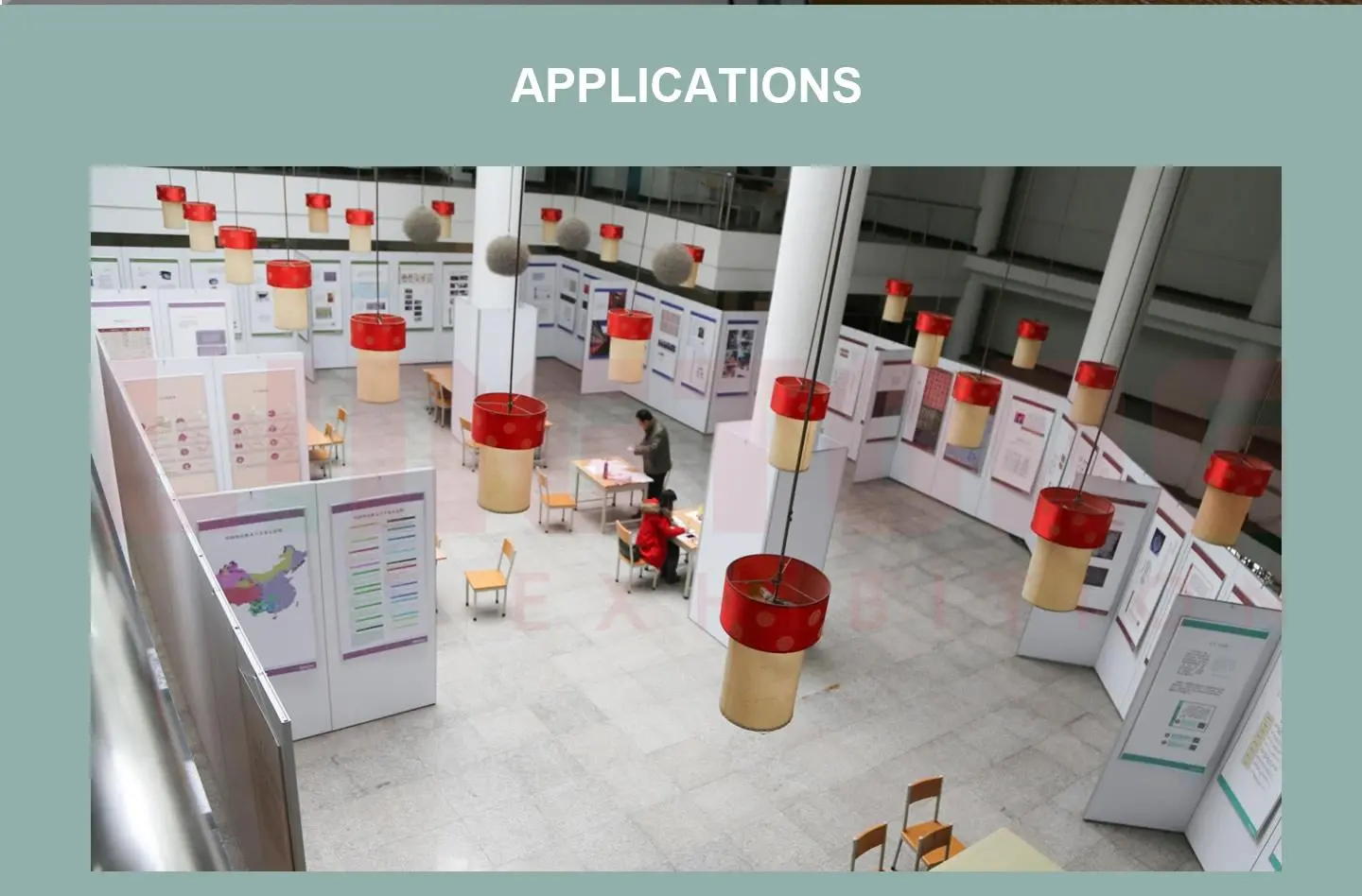 LT-WB261-60 Connecting Post For L Shape Exhibition Partition Wall