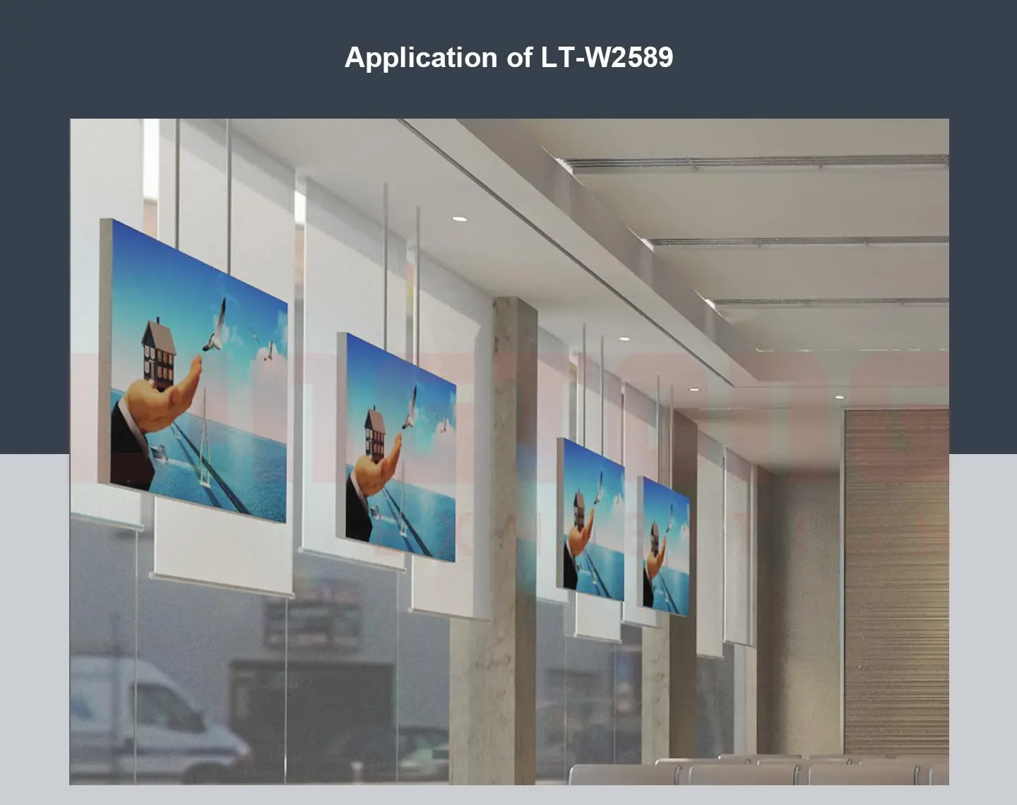 LT-W2589 Double Side Fabric Extrusion/40mm for Fexing SEG Fabric