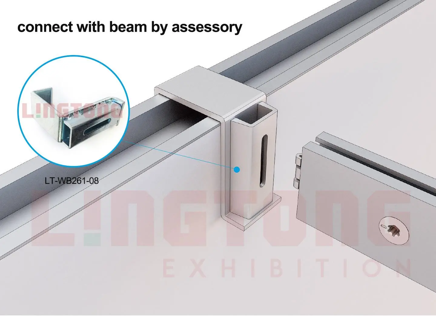 LT-WB261-08 Hanger Bracket for trade show booth displays Exhibition Partition Walls