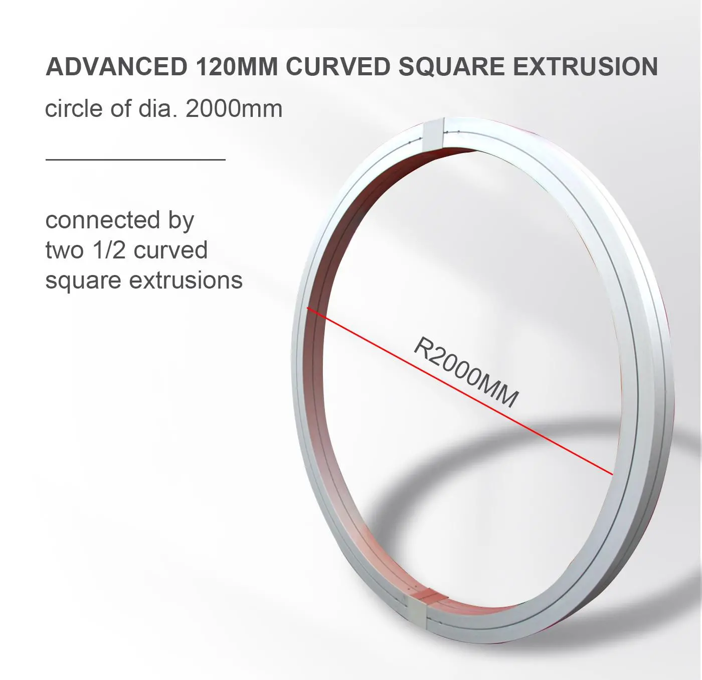LT-M603 Square Extrusion/120mm For Exhibition Stand