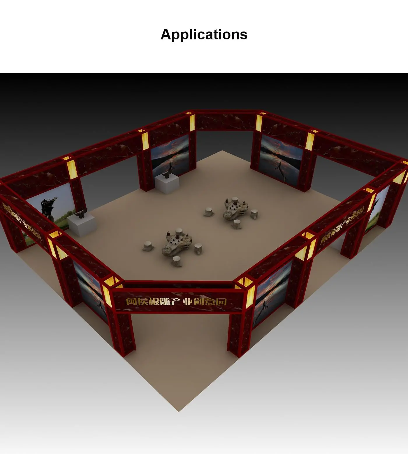 LT-M317 Connecting Extrusion 45°/80mm For Custom Booth