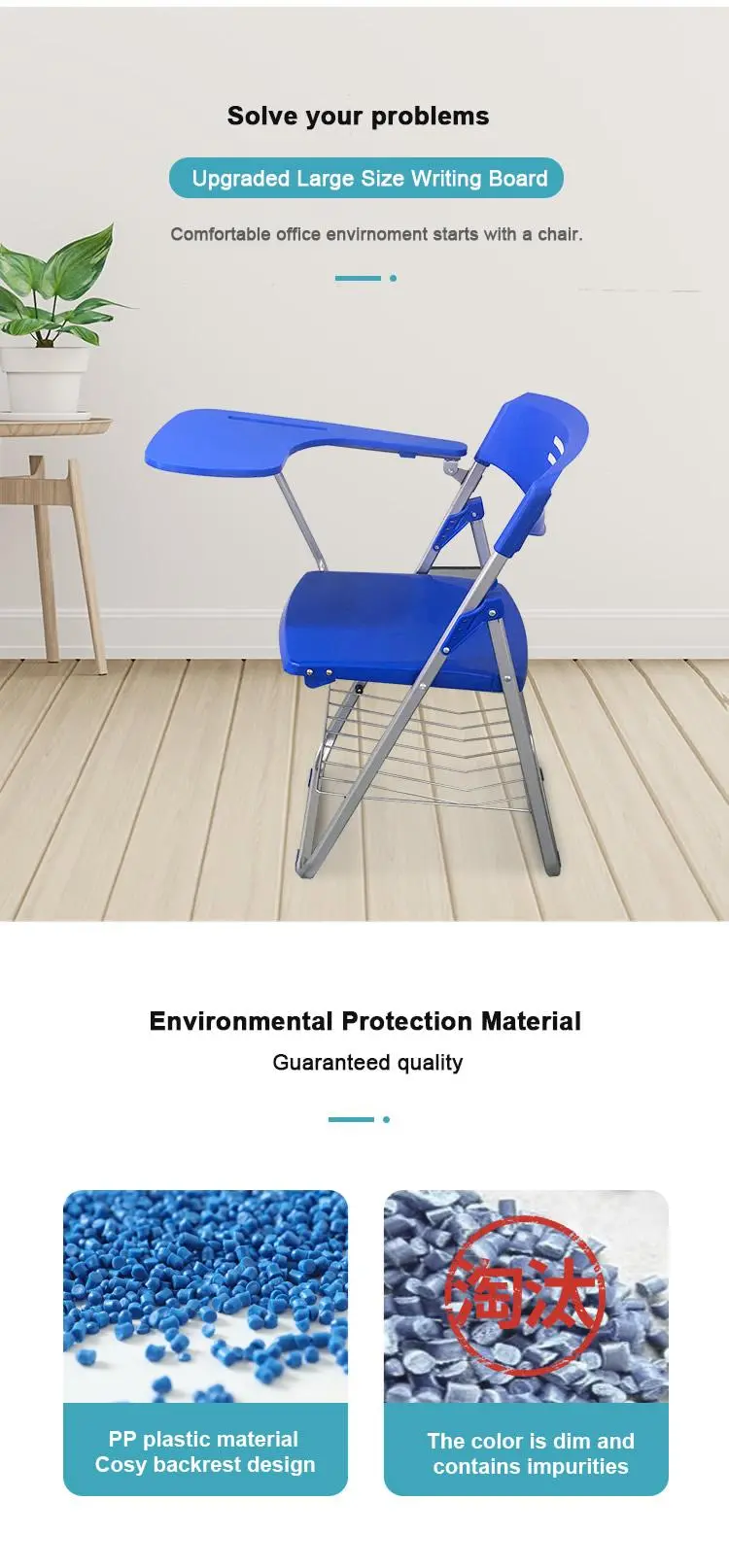 LT-ZET-13 PP Plastic Stackable Chair