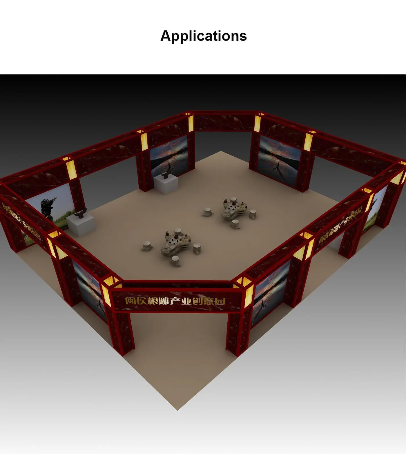 LT-M618 Connecting Extrusion 45°/60mm For Booth Design