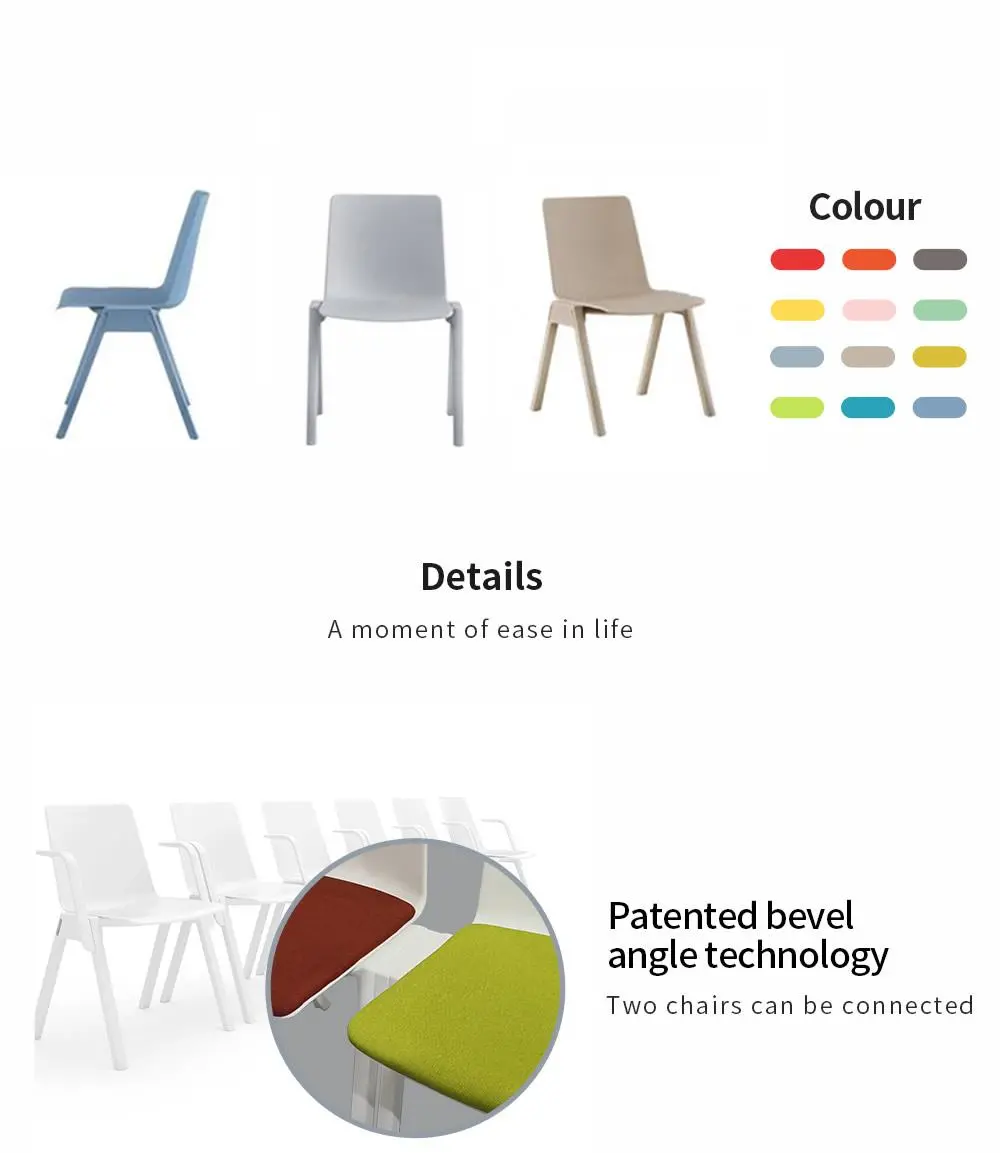 LT-ZET-01 PP Plastic Stackable Chair
