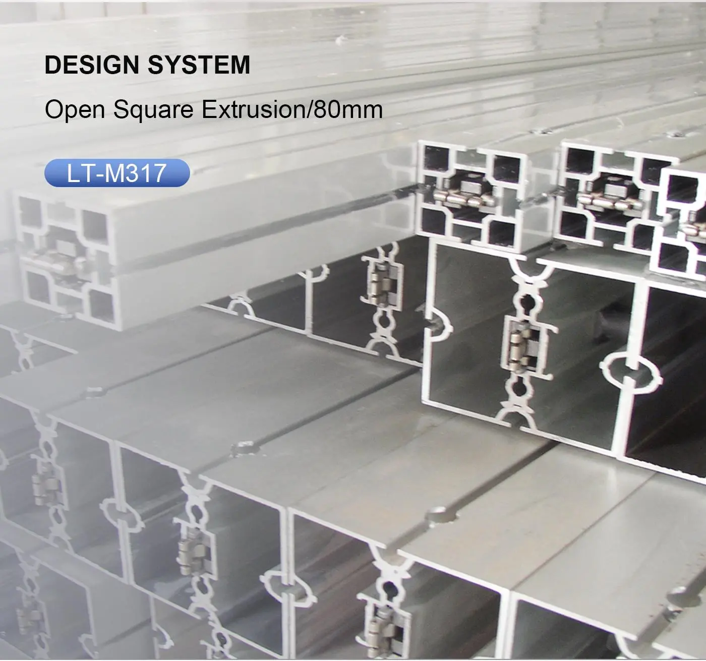 LT-M317 Connecting Extrusion 45°/80mm For Custom Booth
