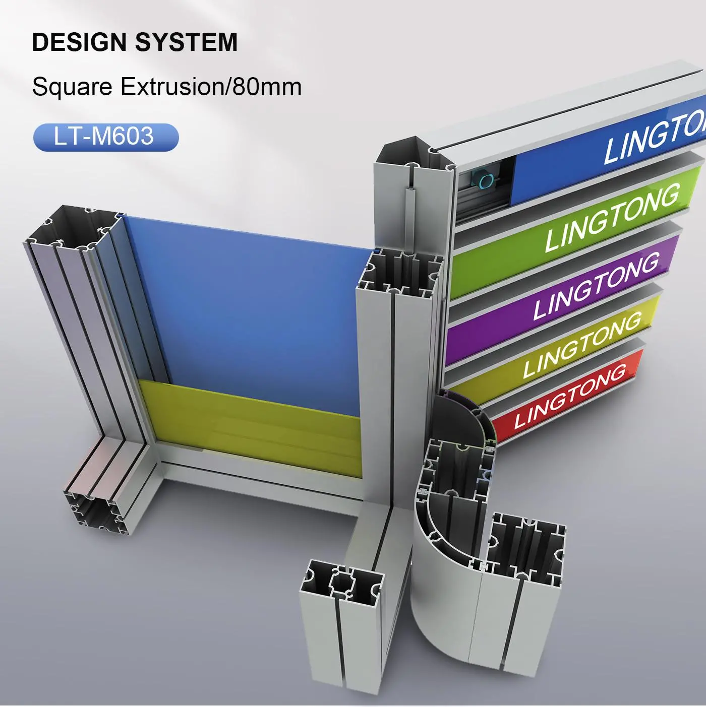 LT-M603 Square Extrusion/120mm For Exhibition Stand