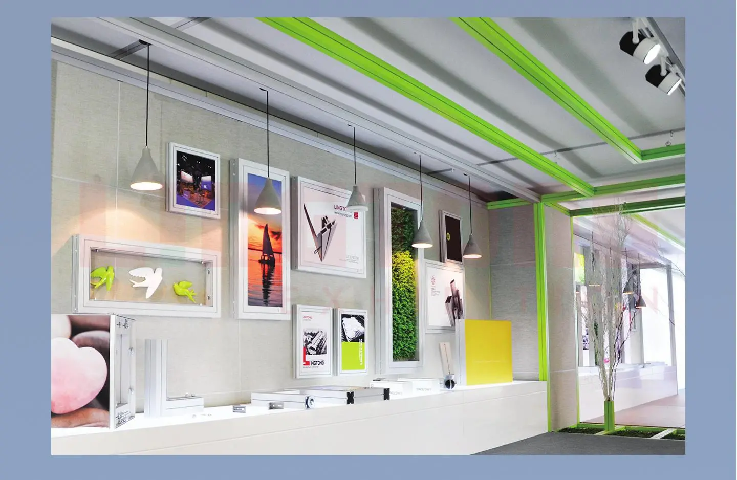 LT-M302A Square Extrusion/80mm For Exhibition Booth