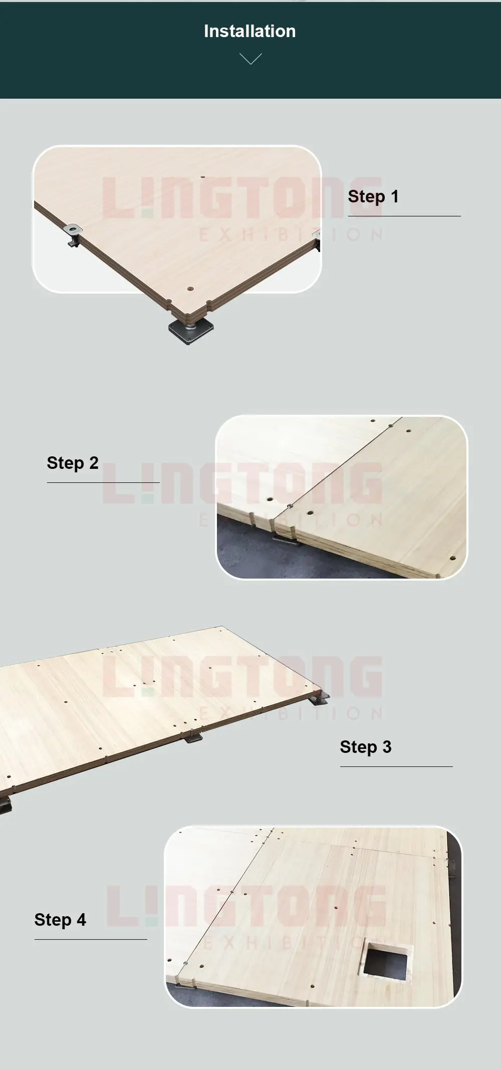 LT-HF1 Adjustable Foot For Adjustable Rised Foot Floor System