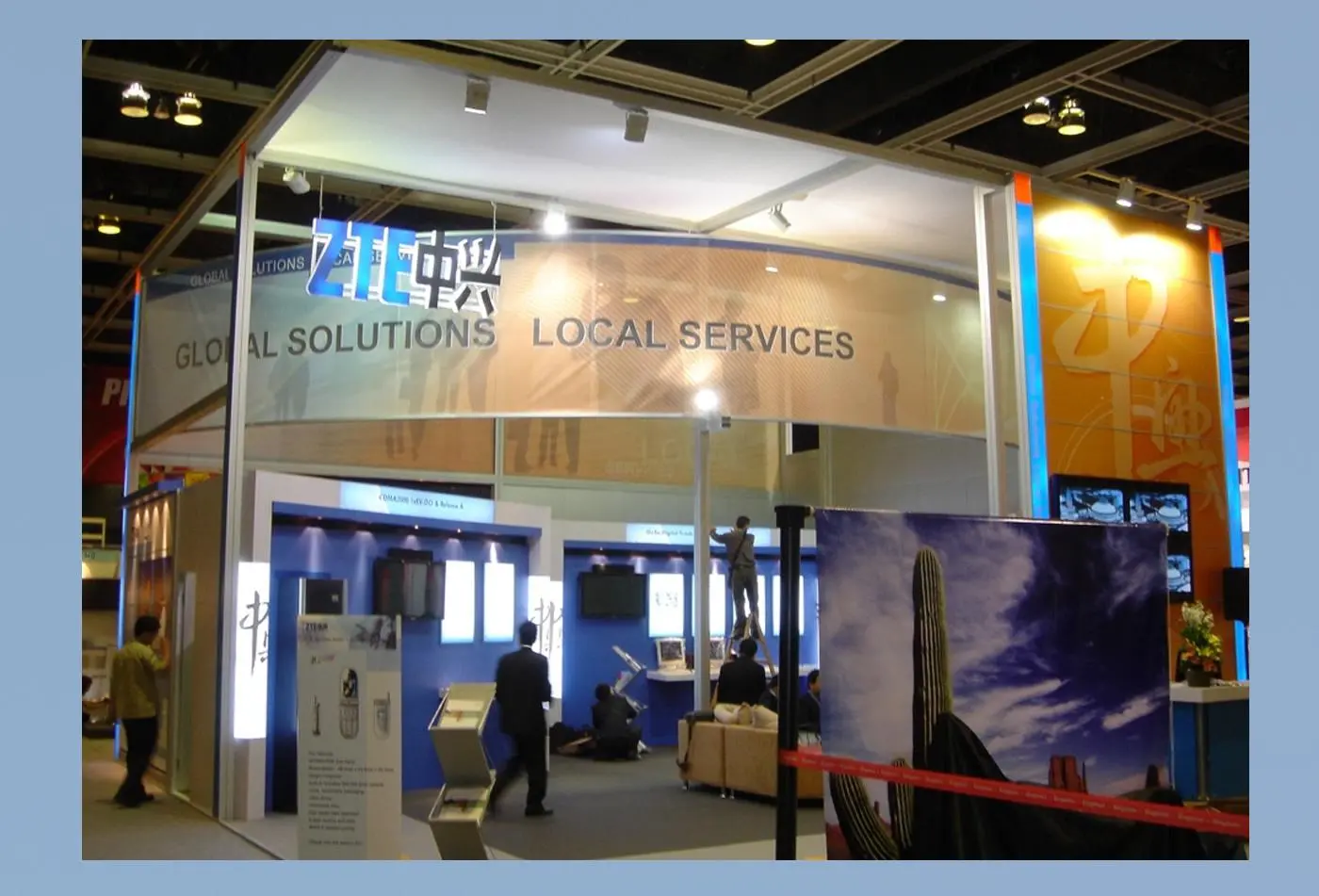 LT-M341 Open Square Extrusion/80mm For Modular Trade Show Booth
