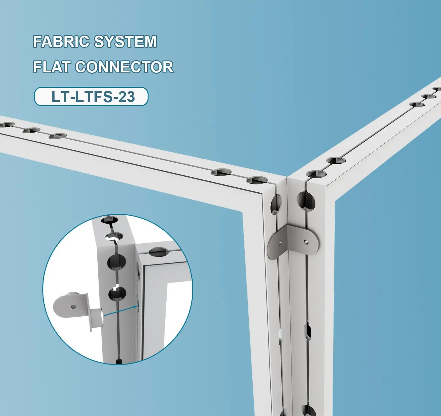LT-LTFS-23 Flat Connector Tool-free Pin Connector for Fast Wall Frame