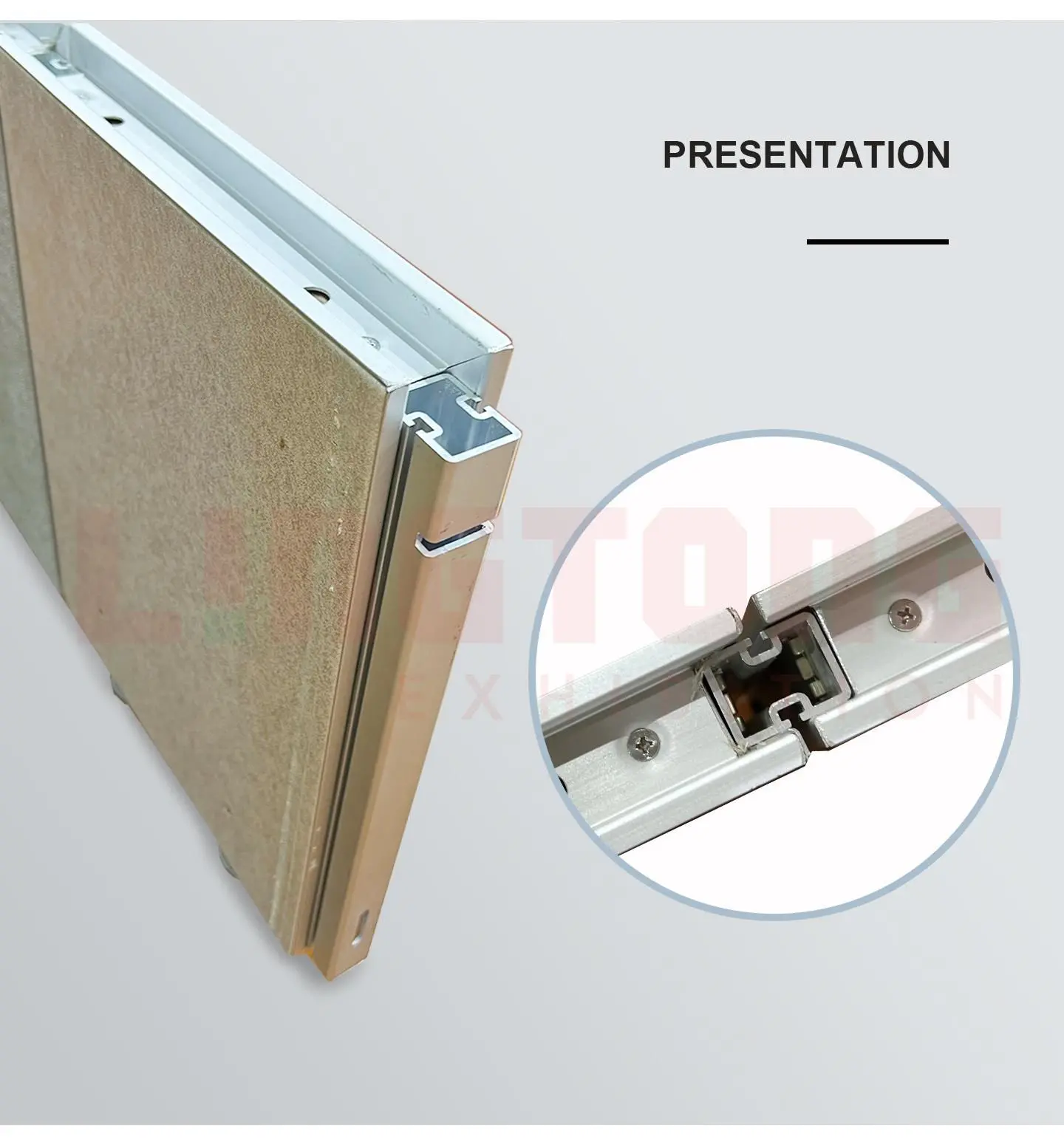 LT-WB261-01 Connecting Post For Complete-Set Wall For Art Gallery